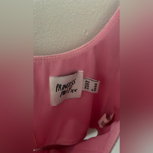 pink corset type tank - Picture 3 of 3